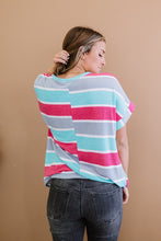 Load image into Gallery viewer, Andree by Unit Road Trippin&#39; Full Size Run Striped Tee
