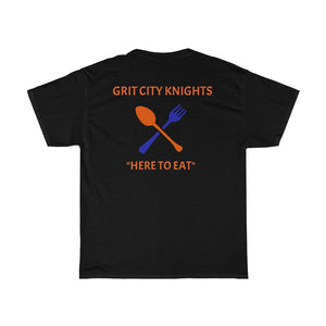 "Home of the Winners, Here to Eat" Grit City Knight's T-Shirt