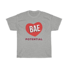 Load image into Gallery viewer, &quot;Bae Potential&quot; heavy cotton T-Shirt
