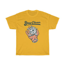 Load image into Gallery viewer, &quot;Stay Clean&quot; Heavy Cotton Slogan Tee
