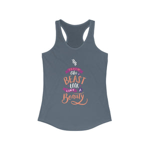 Beast Babe "Beauty and a Beast" Racerback Tank