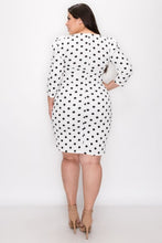 Load image into Gallery viewer, Plus Size Bodycon Wrap Dress
