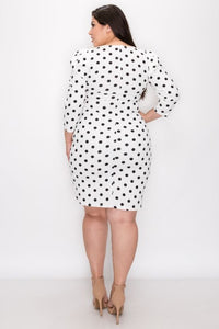 Plus Size Bodycon Wrap Dress