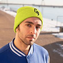 Load image into Gallery viewer, Black Embroidery Gym Beast Knit Beanie
