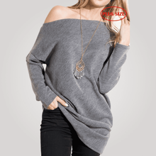 Load image into Gallery viewer, Plus Off Shoulder Sweatshirt
