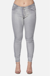 Plus Size Grey Denim Jeans