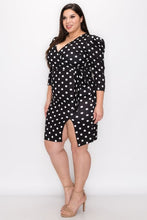 Load image into Gallery viewer, Plus Size Bodycon Wrap Dress
