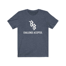 Load image into Gallery viewer, Beast Babe &quot;Challenge Accepted&quot; Jersey Short Sleeve Tee
