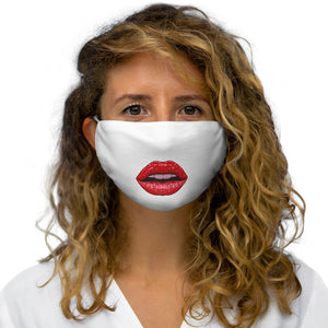 Snug-Fit "Lush Lips" Polyester Face Mask