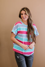 Load image into Gallery viewer, Andree by Unit Road Trippin&#39; Full Size Run Striped Tee
