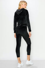 Load image into Gallery viewer, Velour Hoodie Legging Set
