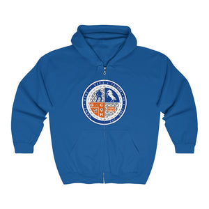 Grit City Knights "Coat of Arms" Heavy Blend™ Full Zip Hooded Sweatshirt