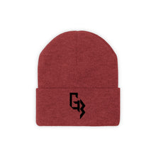 Load image into Gallery viewer, Black Embroidery Gym Beast Knit Beanie
