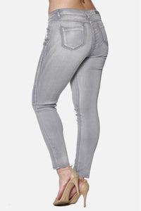 Plus Size Grey Denim Jeans