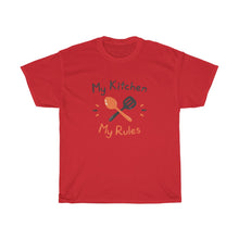 Load image into Gallery viewer, &quot;My Kitchen, My Rules&quot; Heavy Cotton Slogan Tee
