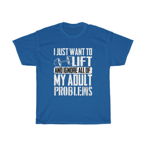 "Life Problems" Heavy Cotton Slogan Tee