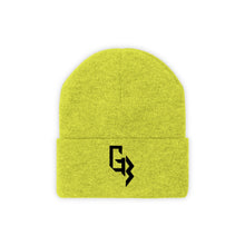 Load image into Gallery viewer, Black Embroidery Gym Beast Knit Beanie
