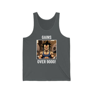 "Over 9000" Gym Jersey Tank