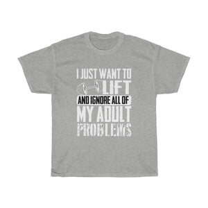 "Life Problems" Heavy Cotton Slogan Tee