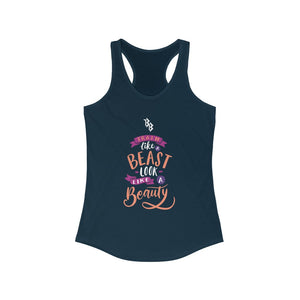 Beast Babe "Beauty and a Beast" Racerback Tank