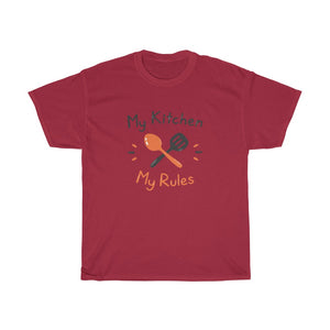 "My Kitchen, My Rules" Heavy Cotton Slogan Tee