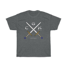 Load image into Gallery viewer, &quot;Cross Swords&quot; Knights Heavy Cotton Tee
