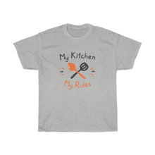 Load image into Gallery viewer, &quot;My Kitchen, My Rules&quot; Heavy Cotton Slogan Tee
