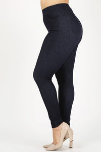 Stretchy Denim Leggings