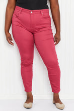 Load image into Gallery viewer, Zenana Walk the Line Full Size High Rise Skinny Jeans in Rose
