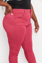 Load image into Gallery viewer, Zenana Walk the Line Full Size High Rise Skinny Jeans in Rose
