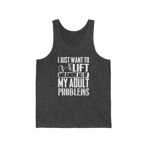 "Life Problems" Gym Jersey Tank