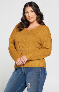 Plus Size Popcorn Sweater