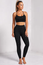 Load image into Gallery viewer, Star Print Sports Bra and Leggings Set
