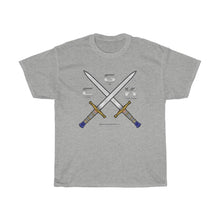 Load image into Gallery viewer, &quot;Cross Swords&quot; Knights Heavy Cotton Tee
