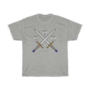 "Cross Swords" Knights Heavy Cotton Tee