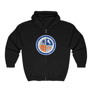 Grit City Knights "Coat of Arms" Heavy Blend™ Full Zip Hooded Sweatshirt