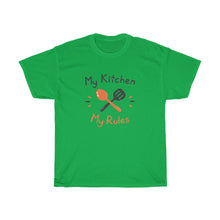 Load image into Gallery viewer, &quot;My Kitchen, My Rules&quot; Heavy Cotton Slogan Tee
