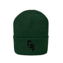 Load image into Gallery viewer, Black Embroidery Gym Beast Knit Beanie
