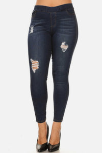 Plus Size Ripped Jeans